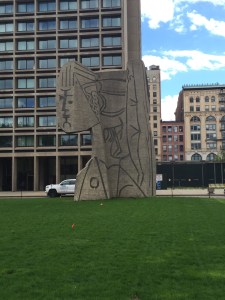 9.2) Picasso sculpture